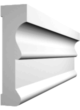 KL-01 Kültéri díszléc 40x130 mm