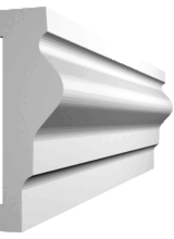 KL-03 Kültéri díszléc 40x130 mm