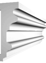 KL-05 Kültéri díszléc 40x105 mm