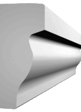 KL-06 Kültéri díszléc 50x95 mm