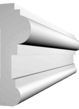 KL-07A Kültéri díszléc 25x70 mm