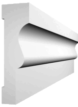 KL-09A Kültéri díszléc 30x100 mm