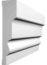 KL-15 Kültéri díszléc 45x180 mm