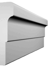 KL-20 Kültéri díszléc 30x130 mm