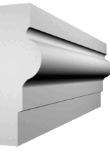 KL-22 Kültéri díszléc 45x130 mm