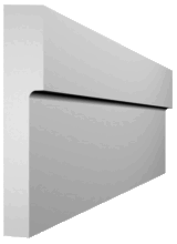 KL-23 Kültéri díszléc 45x130 mm