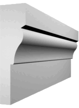 KL-24 Kültéri díszléc 35x135 mm